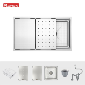 Chậu rửa bát Konox chống xước Workstation Sink Dekor 8644SU Chính Hãng Giá Tốt