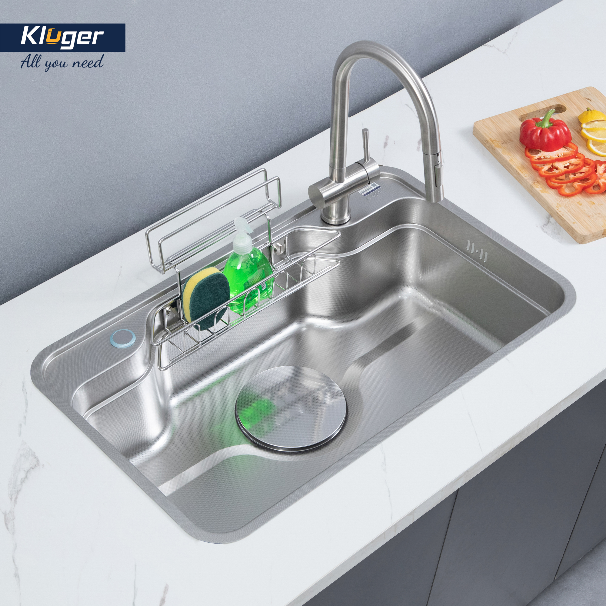 Chậu rửa bát Kluger KF7848FS Basic Phong Cách Nhật Bản - Ảnh 3