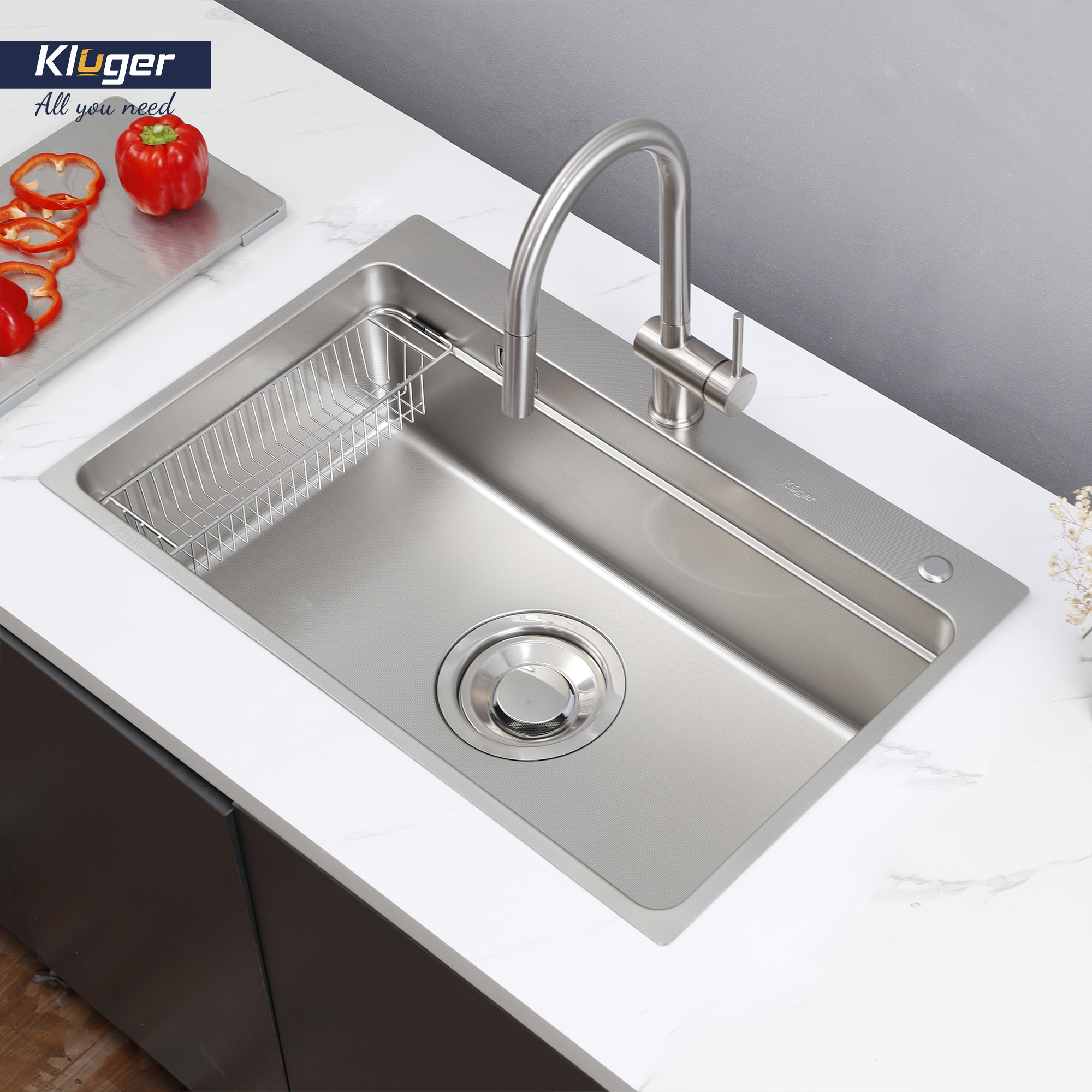Chậu rửa bát Kluger KF7850FS Basic - Ảnh 4