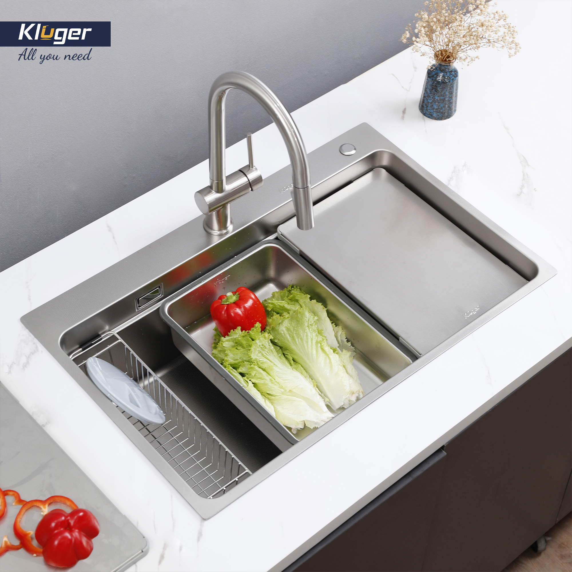 Chậu rửa bát Kluger KF7850FS Plus - Ảnh 4