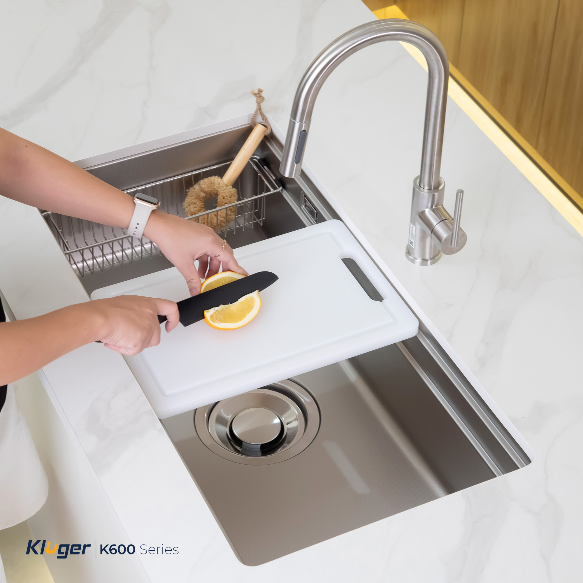 Chậu rửa bát Kluger KG7644FS Plus - Ảnh 5