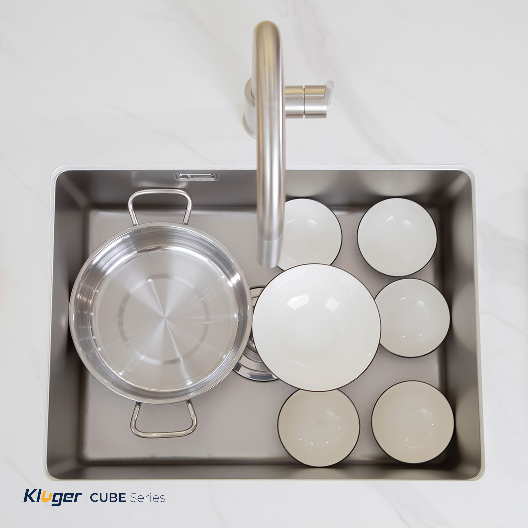 Chậu rửa bát Kluger KU6045FS Basic - Ảnh 3