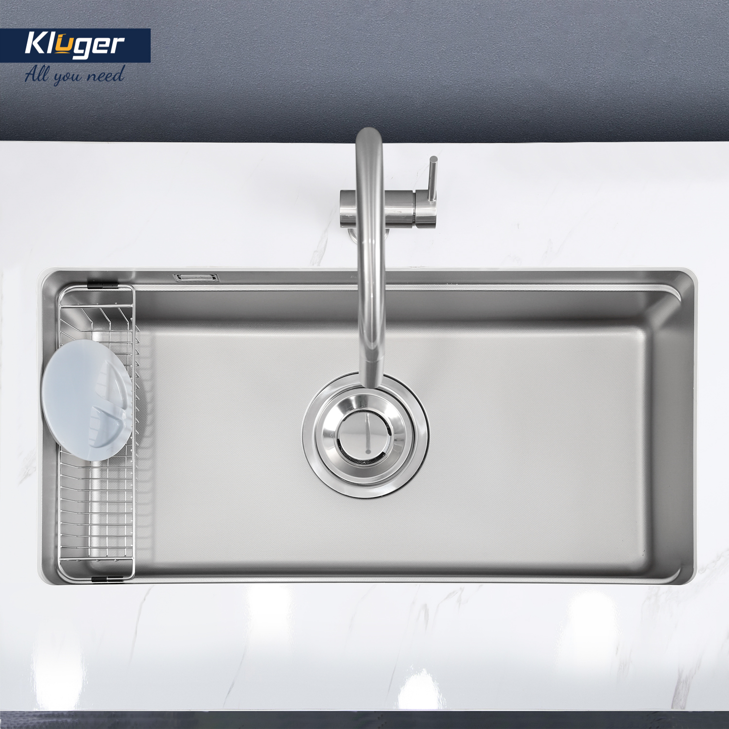 Chậu rửa bát Kluger KU7844FS Basic - Ảnh 3