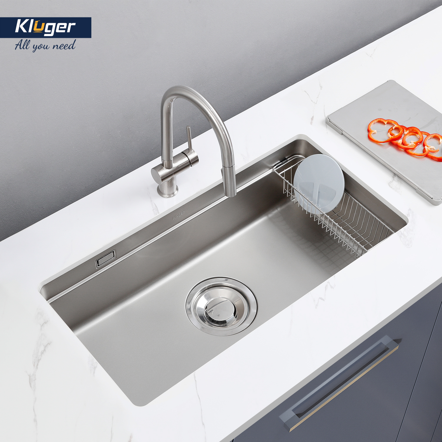 Chậu rửa bát Kluger KU7844FS Basic - Ảnh 4
