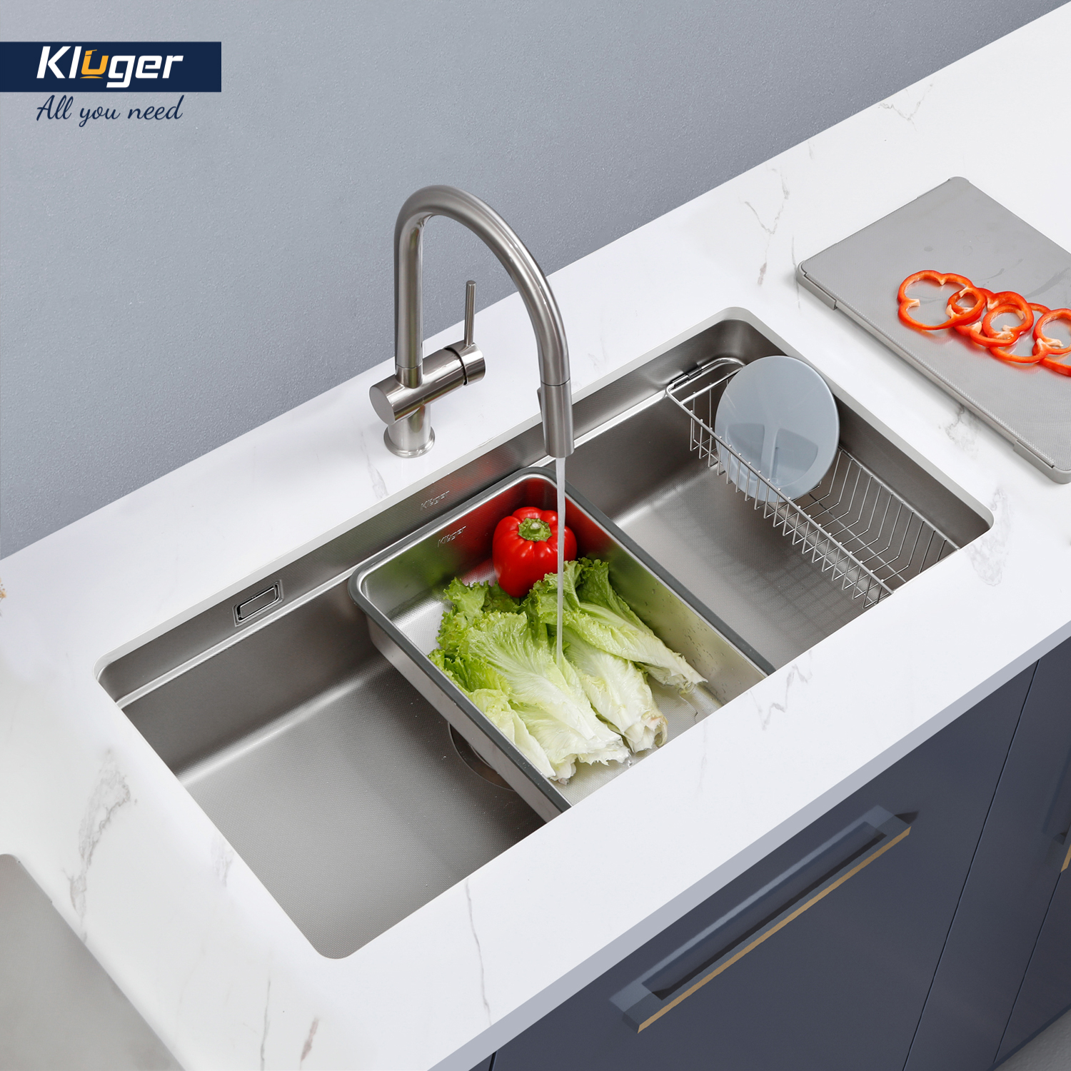 Chậu rửa bát Kluger KU8844FS Plus - Ảnh 4