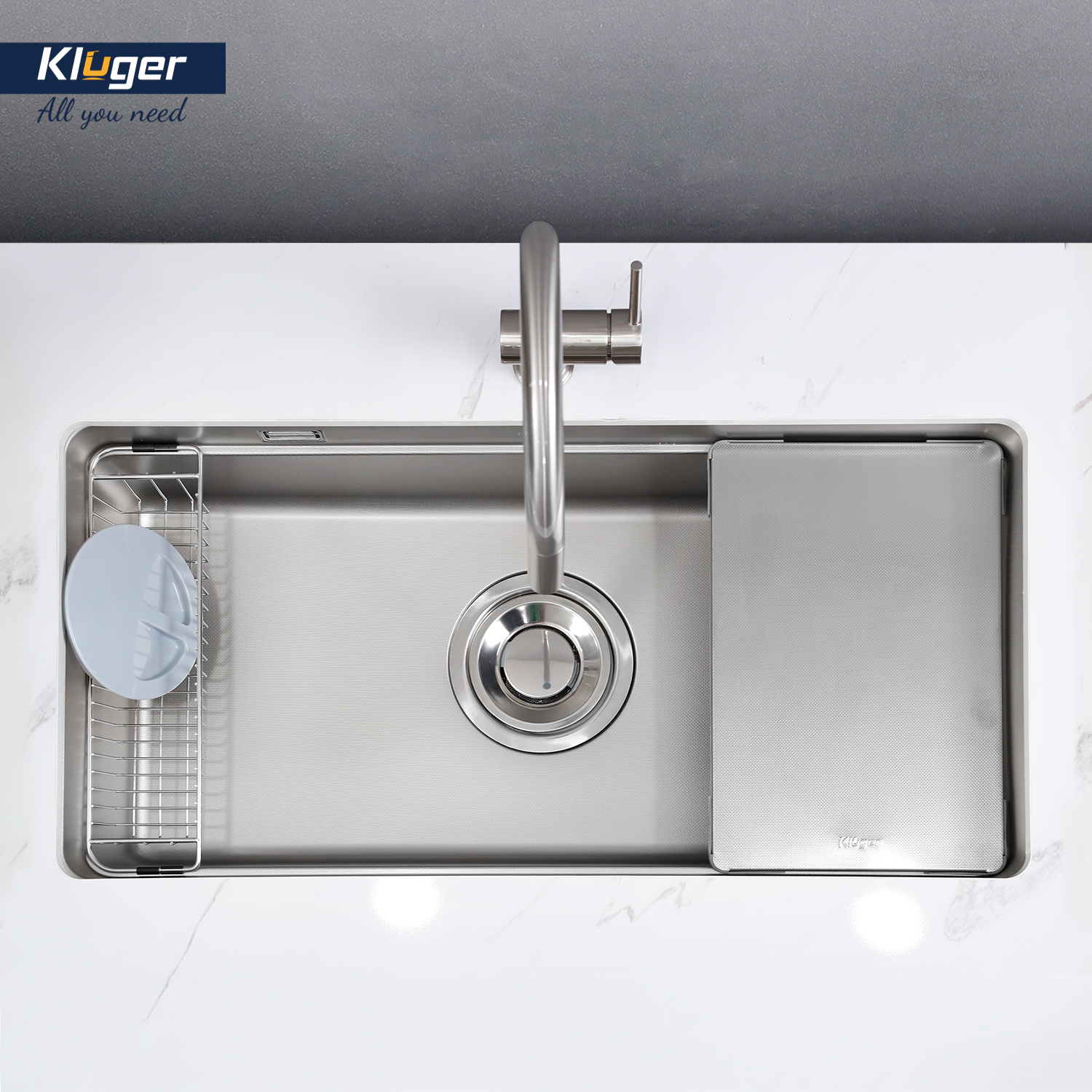 Chậu rửa bát Kluger KU8844FS Plus - Ảnh 3
