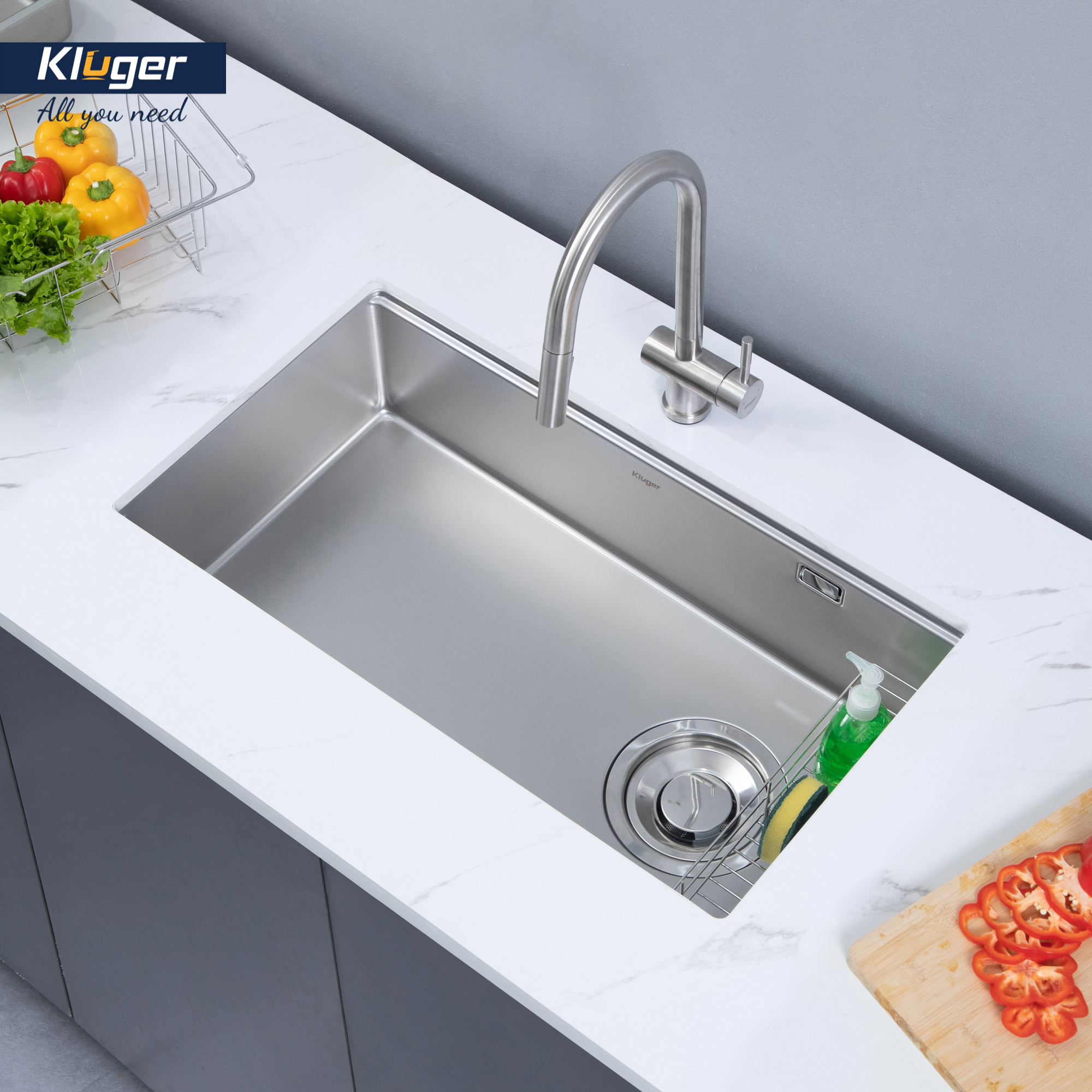 Chậu rửa bát Kluger KY7545SL Plus - Ảnh 2