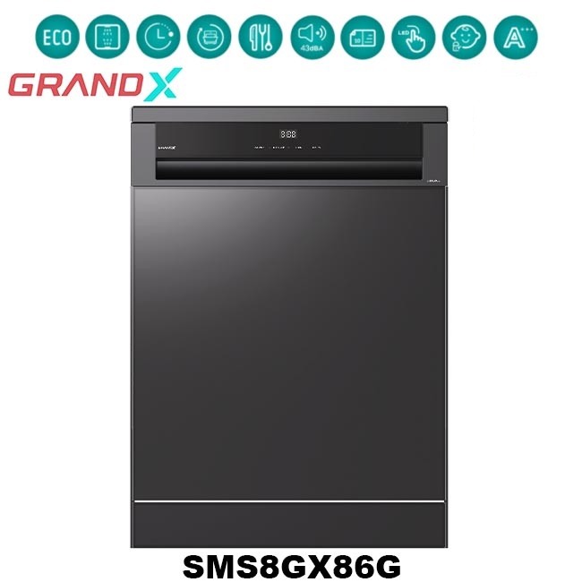 Máy rửa bát GrandX SMS8GX86G - Ảnh 4