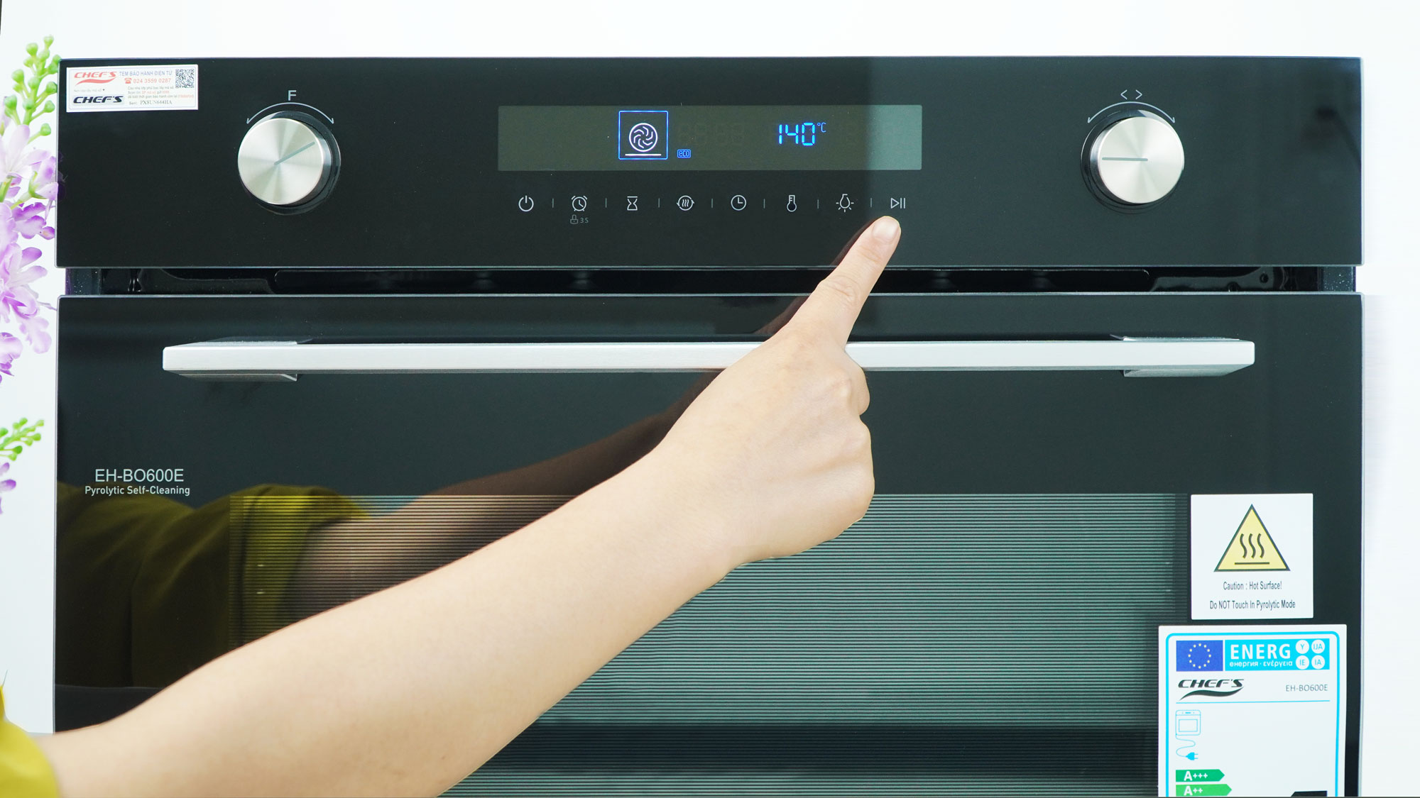 Lò nướng nhiệt phân Chef's âm tủ EH-BO600E - Ảnh 3