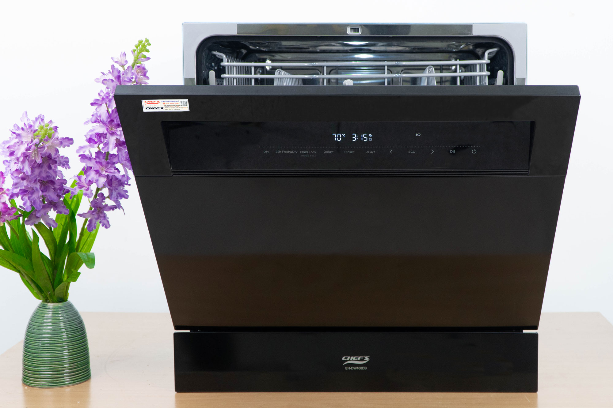 Máy rửa bát Chef's 10 bộ EH-DW408DB - Ảnh 4