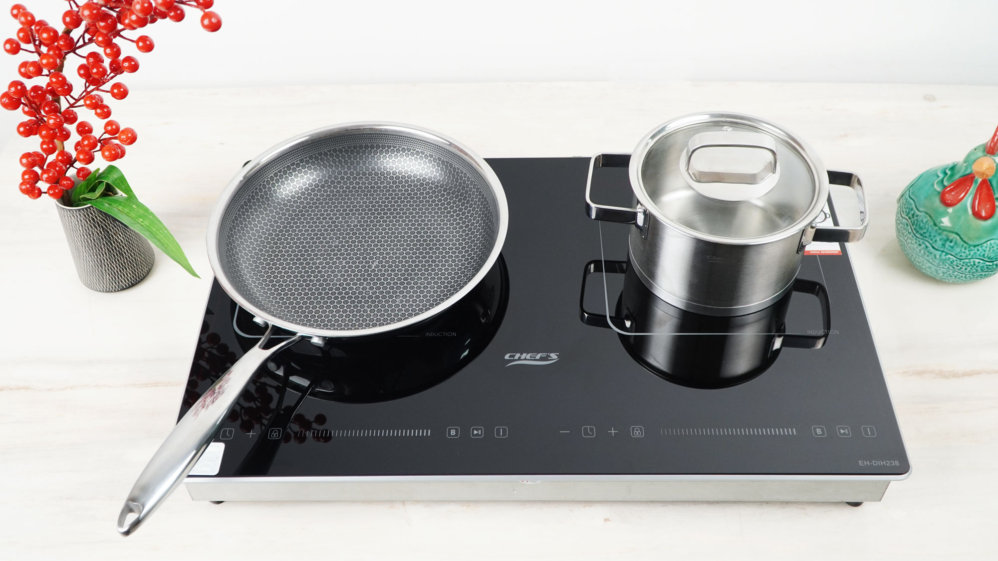 Bếp từ đôi Chef's EH-DIH238 - Ảnh 2