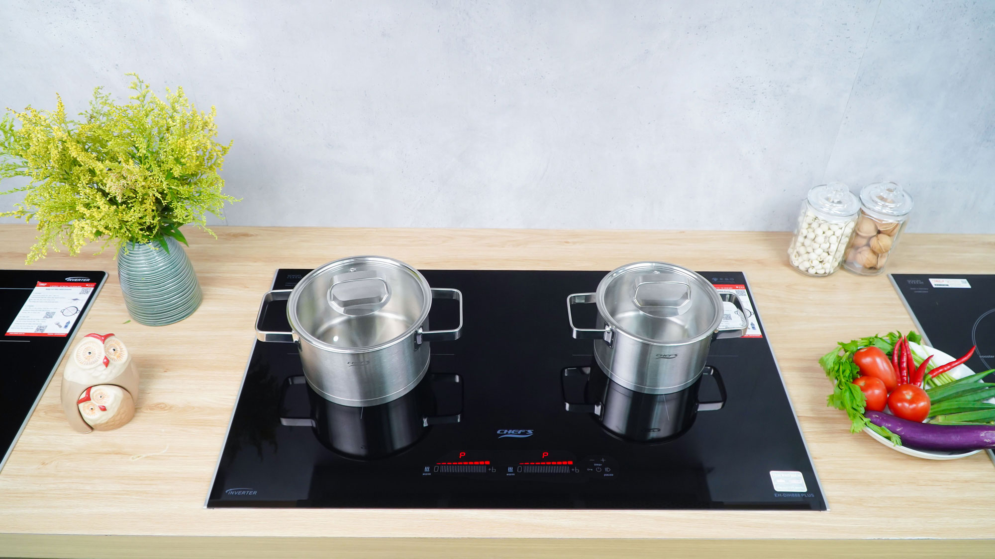 Bếp từ đôi Chef's EH-DIH888 PLUS - Ảnh 4