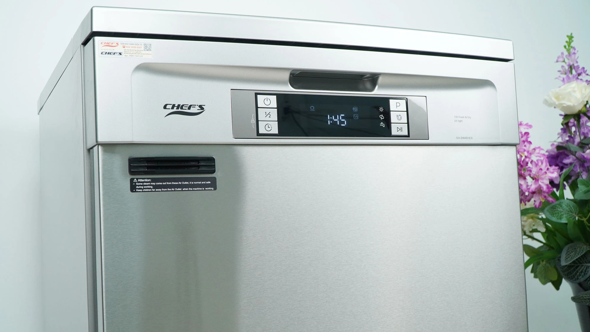 Máy rửa bát Chef's EH-DW401ES - Ảnh 4