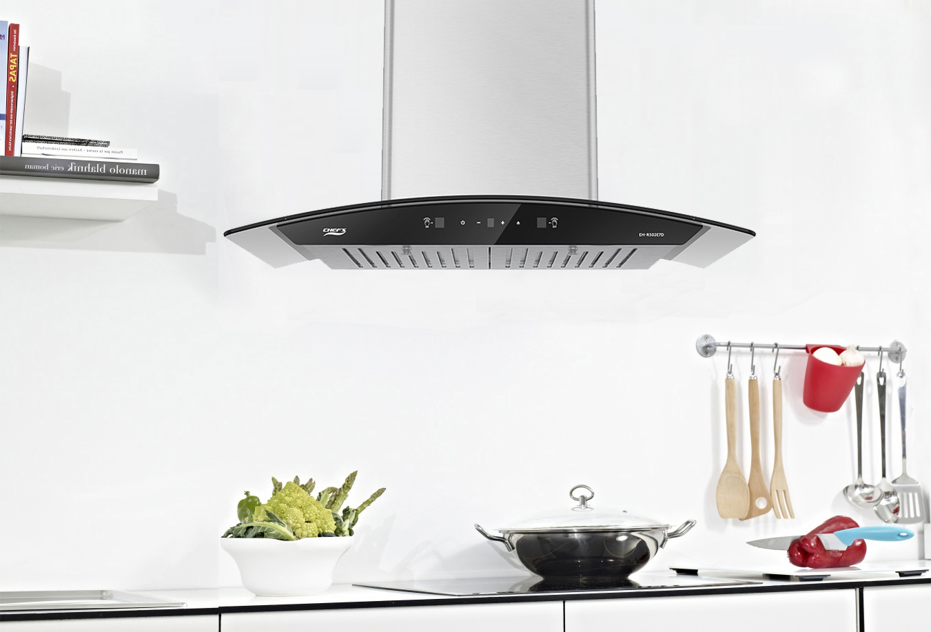 Máy hút mùi Chef's EH-R502E7D kính cong Động Cơ BLDC - Ảnh 3