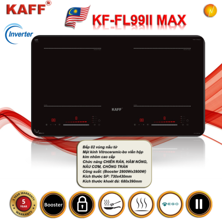 Bếp từ đôi KAFF KF-FL99II MAX - Ảnh 6