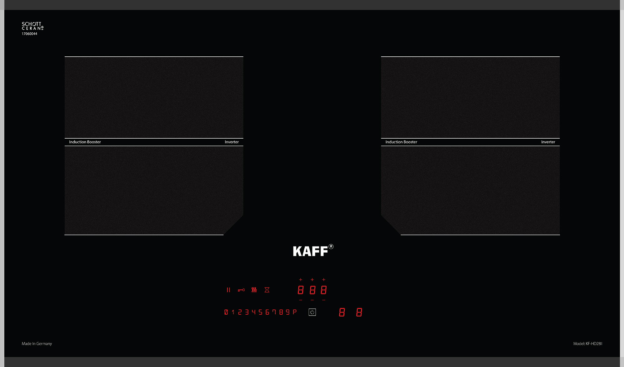 Bếp từ đôi KAFF KF-HD28II - Ảnh 4