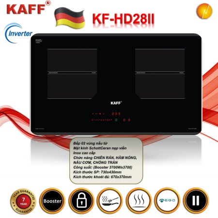 Bếp từ đôi KAFF KF-HD28II - Ảnh 6