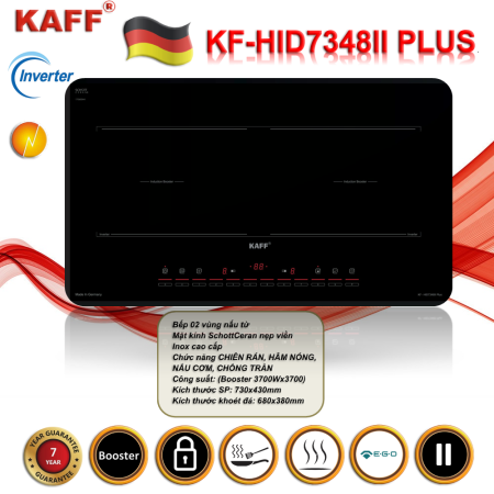 Bếp từ đôi KAFF KF-HID7348II PLUS - Ảnh 3