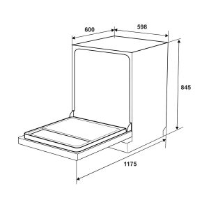 Máy rửa chén độc lập Hafele HDW-F6053S