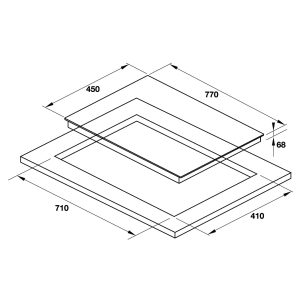 Bếp từ kết hợp điện 2 vùng nấu Hafele HC-M772D - Hình 3 | LuxeHouse