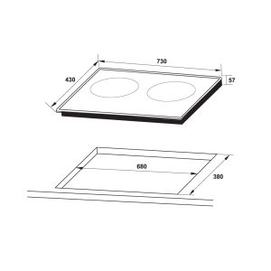 Bếp từ 2 vùng nấu Hafele HC-I3732A - Hình 3 | LuxeHouse