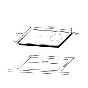 Bếp điện từ kết hợp 2 vùng nấu Hafele HC-H7321B - Hình 3 | LuxeHouse