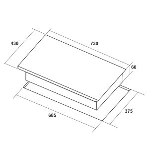 Bếp từ lắp âm 2 vùng nấu Hafele HC-I73241B - Hình 3 | LuxeHouse