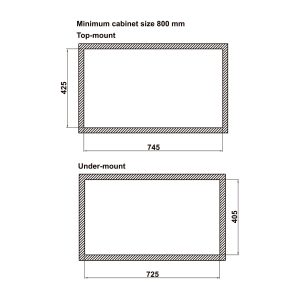 Chậu bếp Inox Hafele WS R10 HS25-SSN1S-7644