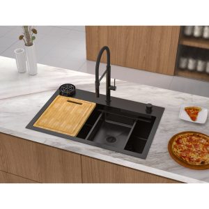 Chậu bếp Inox Hafele WF R10 HS25-SSN1S-8052