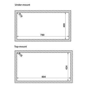 Chậu Inox Hafele - WS R10 HS25-SSN1S-8244
