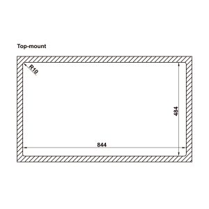 Chậu Inox Hafele - WS R10 HS25-SSN2S-8650