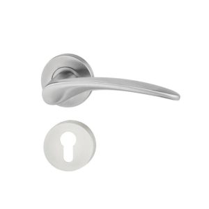 Tay nắm gạt có nắp che Hafele - Inox mờ