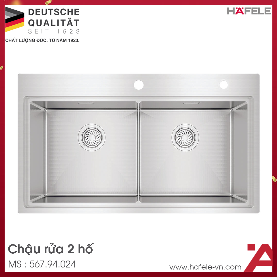 Chậu rửa chén Hafele 567.94.024 - Ảnh 5