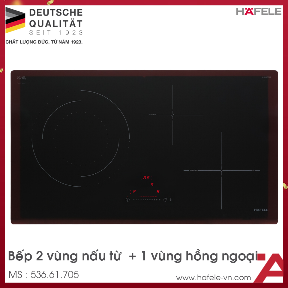 Bếp Điện Từ 3 Vùng Nấu Hafele HC-M773D - Ảnh 5