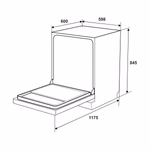 Máy rửa chén độc lập Hafele HDW-F6053S - Ảnh 5