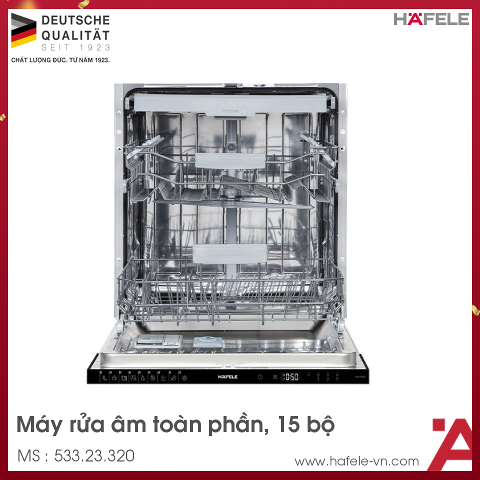 Máy rửa chén âm tủ toàn phần Hafele HDW-FI60D - Ảnh 10