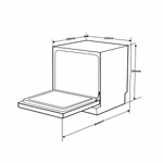 Máy rửa chén để bàn Hafele HDW-T5531B - Ảnh 4