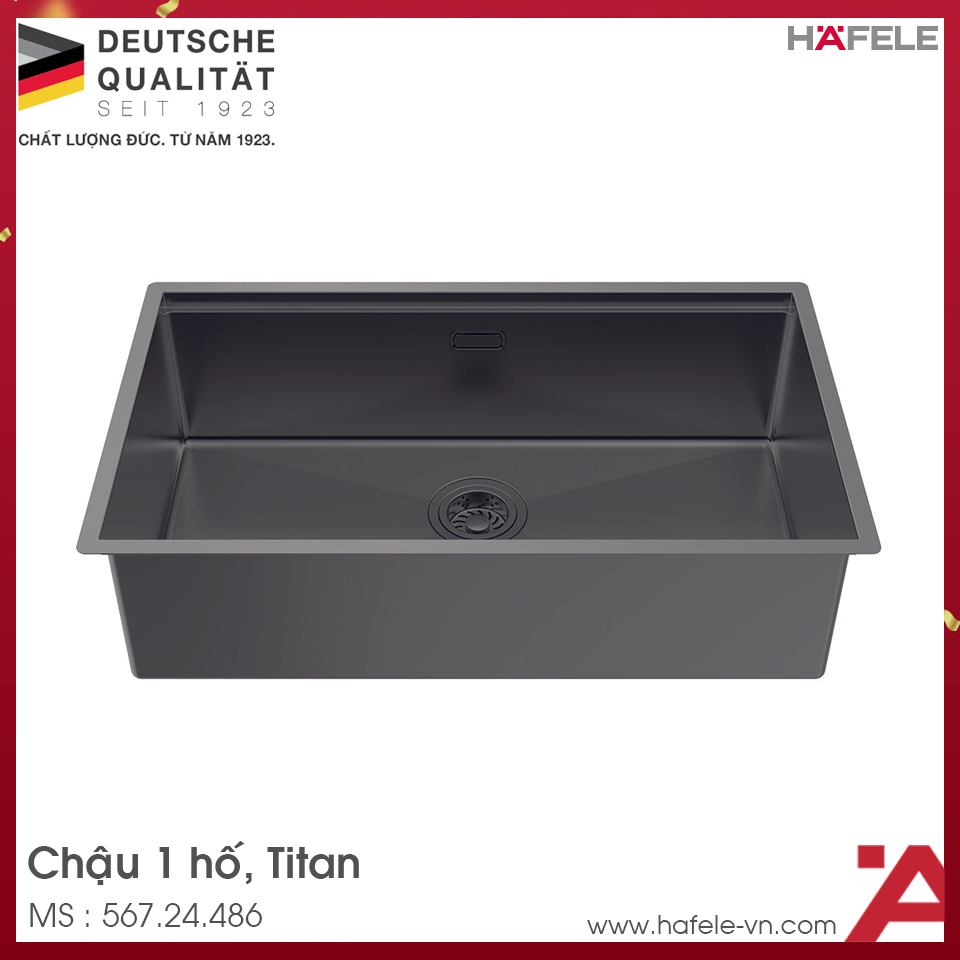 Chậu bếp Inox Hafele HS25-SSN1S-7644 - Ảnh 2