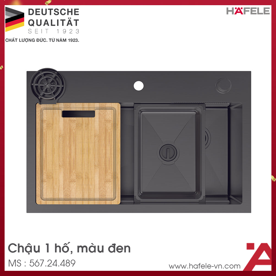 Chậu bếp Inox Hafele HS25-SSN1S-8052 - Ảnh 6