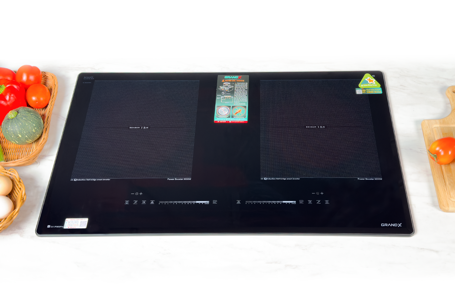 Bếp từ đôi Grandx GX IP869XPRO (Mã thay thế GX IP869XPRO) - Ảnh 2