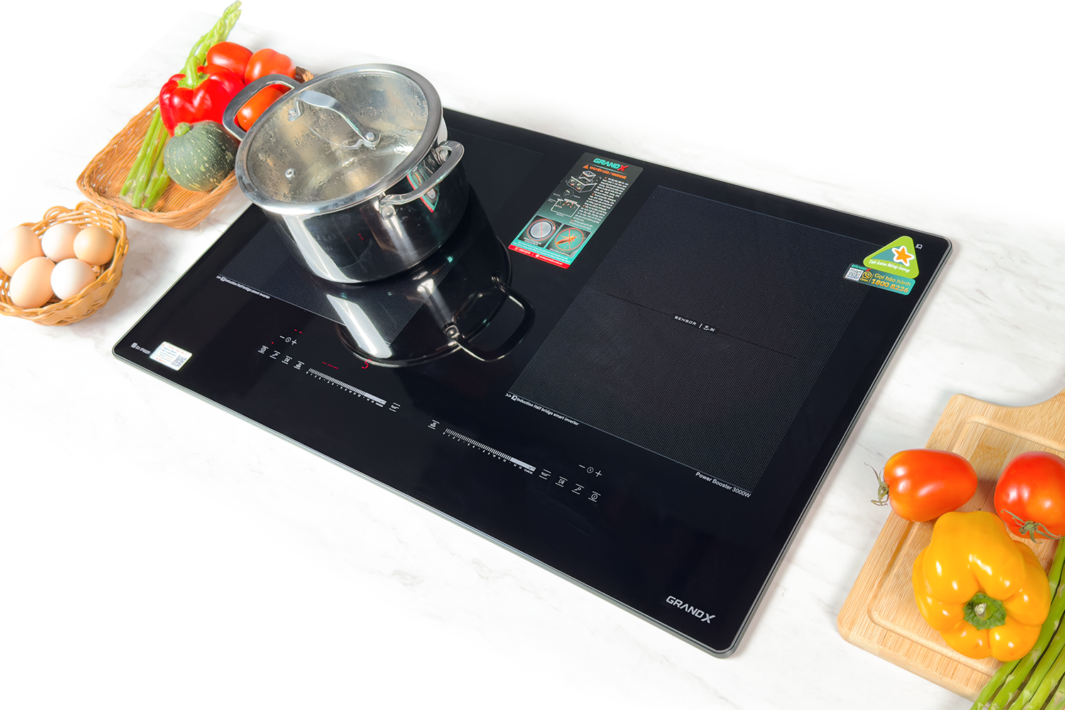 Bếp từ đôi Grandx GX IP869XPRO (Mã thay thế GX IP869XPRO) - Ảnh 4
