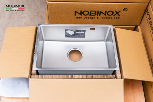 Chậu Rửa Bát 1 Hố NOBINOX LISA NN645S - Ảnh 6