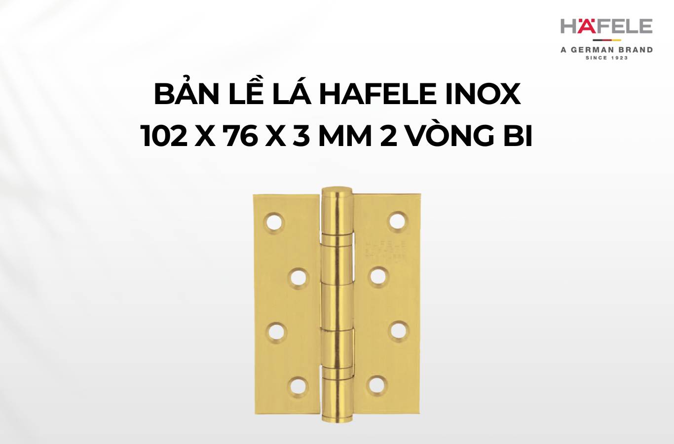 đa dạng màu Bản lề lá Hafele inox 102 x 76 x 3 mm 2 vòng bi