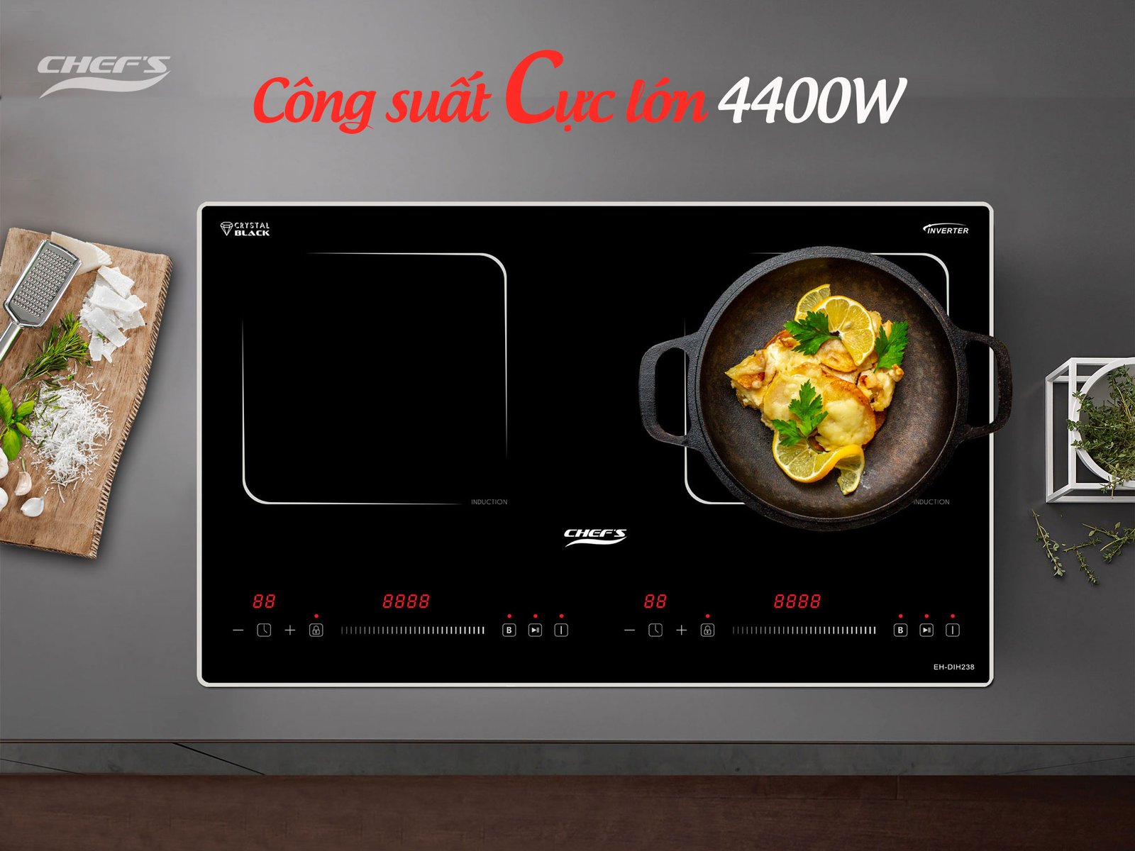 Công suất cực lớn 4400W