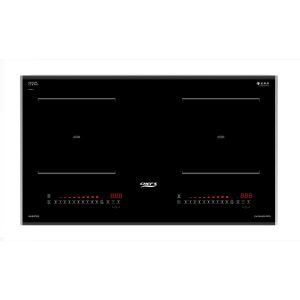 Bếp từ đôi Chef's EH-DIH326 PRO – 2 vùng nấu 3200W, mặt kính Schott Ceran, cảm ứng hiện đại