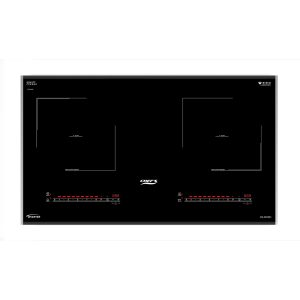 Bếp từ đôi Chef's EH-DIH361 – 2 vùng nấu 3600W, mặt kính Schott Ceran, 9 chế độ nhiệt
