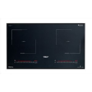 Bếp từ đôi Chef's EH-DIH361 PRO – 2 vùng nấu 3600W, kính Schott Ceran, bảng điều khiển cảm ứng