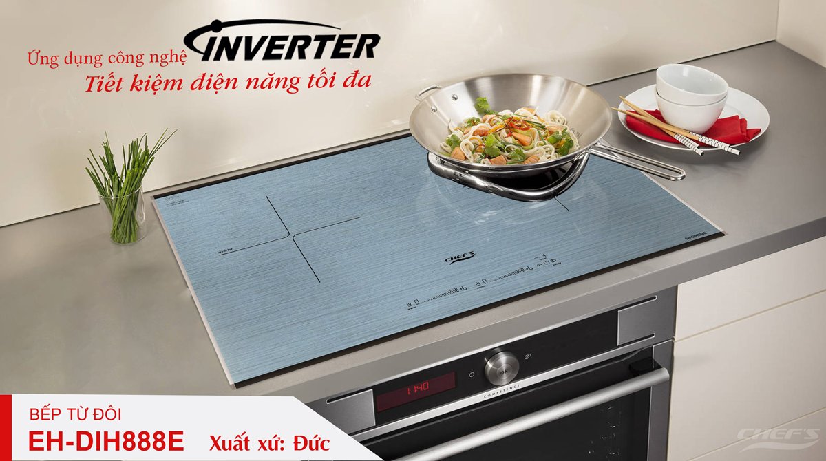 bep chef's eh-dih888e ung dung cong nghe inverter