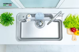 Chậu Rửa Bát 1 Hố NOBINOX ARVO B180 | LuxeHouse