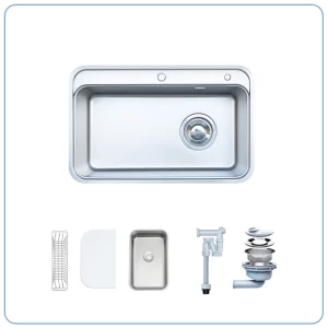 Chậu Rửa Bát 1 Hố NOBINOX NOVA A382 | LuxeHouse